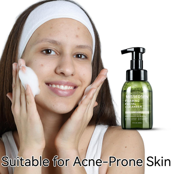 Hydrating Foam Cleanser | Makeup Remover & Gentle Face Wash for Normal to Dry, Sensitive Skin | No Fragrance, Non-Comedogenic, No Oil, No Soap