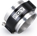3 Inch Aluminum Quick Release V Band Clamp with Flange Intake Intercooler Pipe Clamp Throttle Union Sleeve