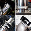 3 Inch Aluminum Quick Release V Band Clamp with Flange Intake Intercooler Pipe Clamp Throttle Union Sleeve