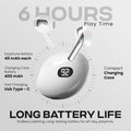 Truebuds Bliss Wireless Earbuds with Bluetooth 5.0, 6Mm Dynamic Drivers, 10M Wireless Range, 4-Hour Earbud Playtime, 400Mah USB-C Charging Case,