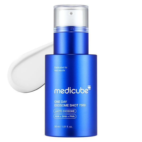 Medicube Zero Exosome Shot 7,500 PPM Spicule Facial Serum | Liquid Skin Booster Serum | Exosome, AHA+BHA+PHA | Pore Care, Dead Skin Cells, Skin