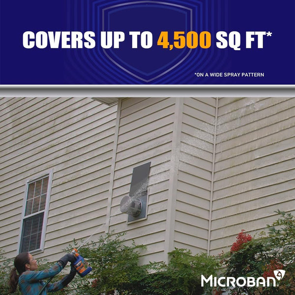 Microban Outdoor Surface Care Multi-Purpose Foaming Cleaner 64 Fl Oz (Pack of 1)