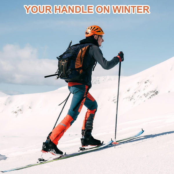 Ihuan Winter Waterproof Gloves for Men Women Snow Ski - Cold Weather for Running Cycling, Warm Thermal Touchscreen Finger