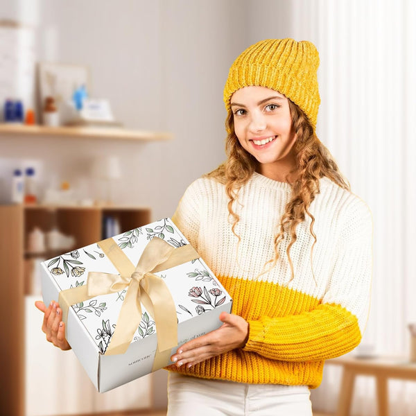 Get Well Soon Gifts for Women, Self Care Gifts for Women after Surgery, Birthday Box, Thinking of You Gift Basket Package Relaxing Spa Gift Set,