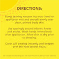 Jergens Natural Glow Instant Sun Body Mousse, Self Tanner for Deep Bronze Tan, Sunless Tanning Body Bronzer for Natural Looking Color Instantly, 6 Oz