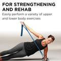 THERABAND CLX Resistance Band with Loops, 2 Pack Fitness Band for Home Exercise and Workouts, Portable Workout, Functionality for Athletes, 5â