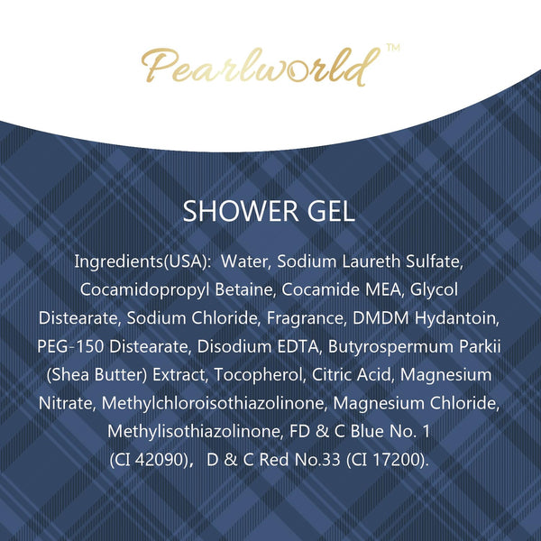 PEARLWORLD Bath Set with Ocean Scented Spa Gifts for Men, Christmas Birthday Self Skin Care Set for Men, Spa Gift Baskets for Him, 12Pcs Men'S Spa