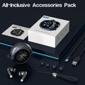 Wireless Earbuds Bluetooth Headphones, Bluetooth 5.4 Stereo Sound with LED Display, Active Noise Cancellation, IP7 Water Resistant In-Ear