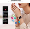Fitpolo Smart Watch for Women,1.8â Touchscreen, Bluetooth Call, Alexa Built-In,24/7 Heart Rate Spo2 Monitor,Step Counting,Sleep Tracking, IP68