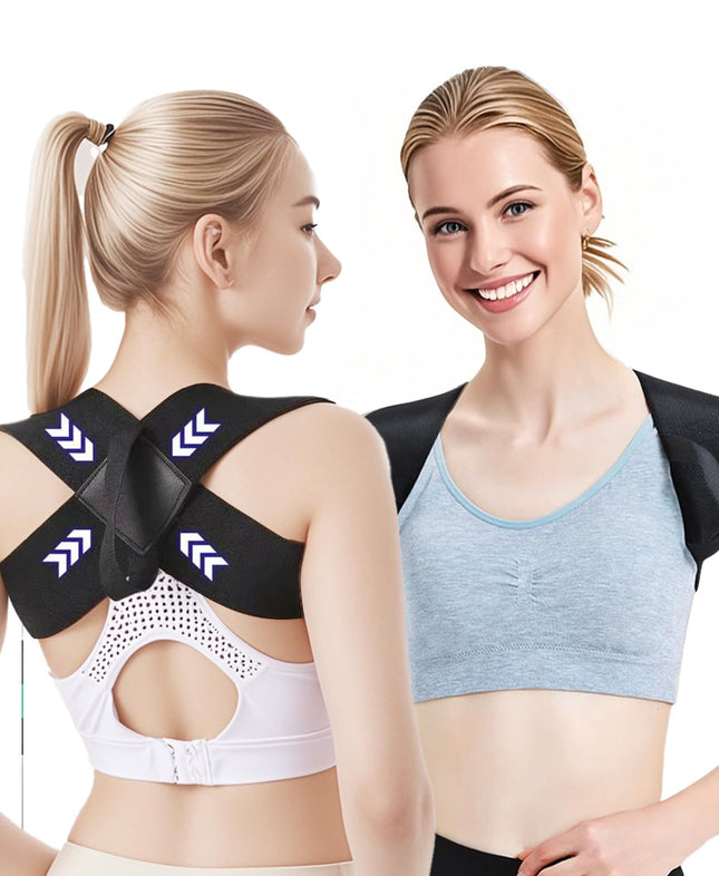Posture Corrector for Women Men Back Straps for Posture Upper Back Support Pcroviding Pain Relief from Shoulde, Rlumbar 