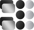 OWLKELA Mount Metal Plate for Phone Magnet Car Mount Holder Cradle with Adhesive, Universal Replacement Sticker Compatible with Magnetic Mounts -
