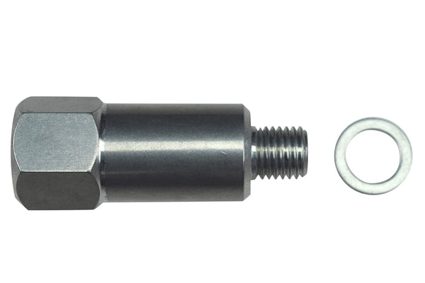 ICT Billet LS Engine Swap M12 1.5 Adapter to 3/8 NPT Extended Length Coolant Temperature Sensor Adapter Water LS Engine Swap LS1 LS3 LS2 LQ4 LQ9