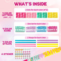 Art & Craft Kits for Kids, DIY Friendship Bracelet Making Kit for Girls, Jewelry Making with Charm & Stickers, Birthday Gifts for Ages 5-12, Toys