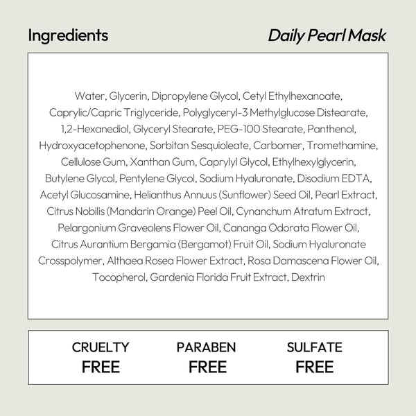 LAPCOS Pearl Sheet Mask, Daily Face Mask with Probiotics to Clarify Skin, Korean Beauty Favorite, 5-Pack