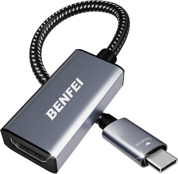 BENFEI USB C to HDMI Adapter, USB Type-C to HDMI Adapter [Thunderbolt 3/4 Compatible] with Iphone 15 Pro/Max, Macbook Pro/Air 2023, Ipad Pro,