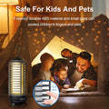 Bug Zapper Outdoor Rechargeable 2 in 1 Wireless Mosquito Killer Lamp 2500Mah Bug Zapper Electric Trap Ideal Fly Zapper Indoor for Patio, Home,