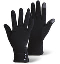 Brook + Bay Women'S Cold Weather Gloves - Touchscreen Fleece Gloves for Texting