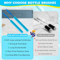 3Pack Dryer Vent Cleaner Kit, Home Improvement Essential Cleaning Tools, up to 30 Inch Long Brush Cleaning Setï¼Pet Hair Remover for Laundryï¼Drain