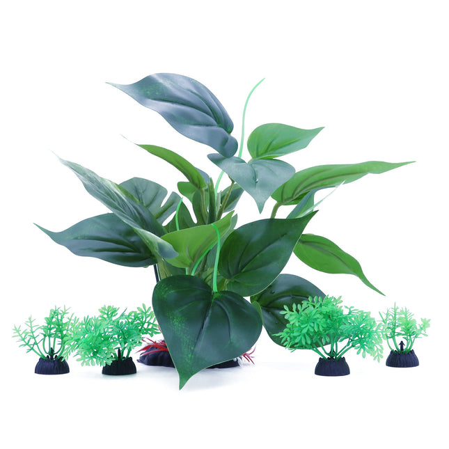 ALEGI Aquarium 10 Inch Silk Plants for Betta Fish Tank, Underwater Aquatic Water Grass Decor