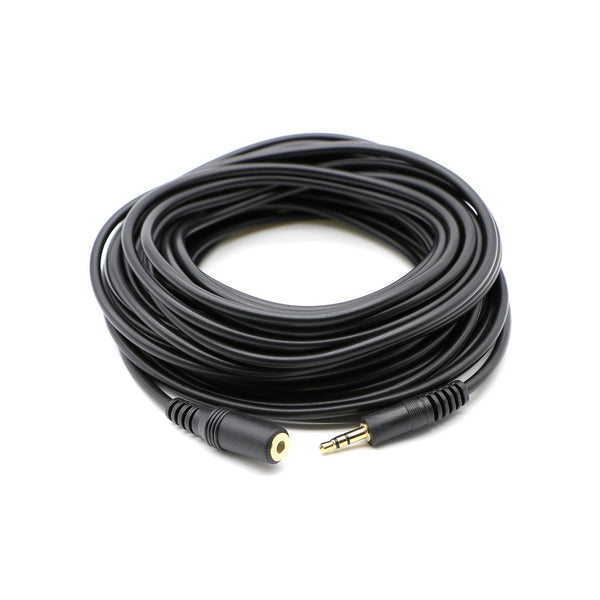PASOW 3.5Mm Stereo Male to Female Extension Audio Cable Cord (30 Feet)