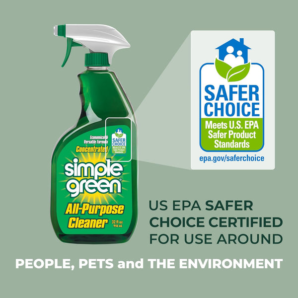 Simple Green AllPurpose Cleaner, 32 Fl Oz (Pack of 3), Original Original 32 Fl Oz (Pack of 3)