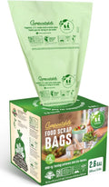 UNNI Compostable Liner Bags, 2.6 Gallon, 9.84 Liter, Extra Thick 0.71 Mil, 100 Count, Small Kitchen Food Scrap Waste Bags, ASTM D6400, US BPI, CMA