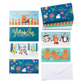 Sustainable Greetings 36 Pack Christmas Money Holders for Cash, Money Holders for Christmas Gifts, Holiday Cards with Envelopes, 6 Holiday Designs