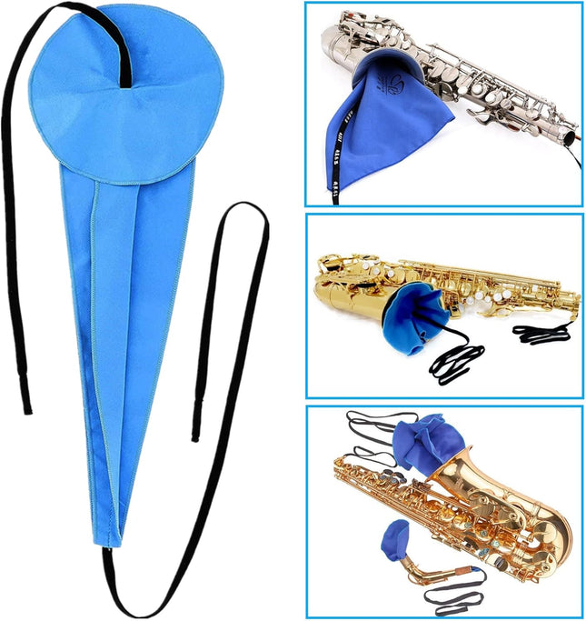 SKYNEO Saxophone Cleaning Kit, Clarinet Cleaning Kit with Maintenance Kit,Cork Grease,Swab,Strap,Cleaning Cloth,Thumb Re