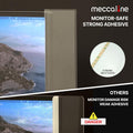 Monitor Memo Board 2Pcs - Flexible Clear PET Computer Screen Sticky Note Holder - Side Panel Message Organizer - Versatile Office Desk Accessories