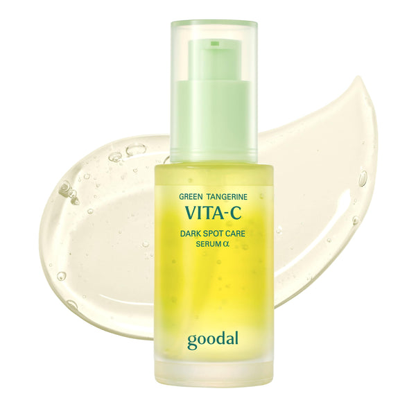 GOODAL Green Tangerine Vitamin C Serum - Advanced Version (2.02 Fl Oz (Pack of 2, Refill Included))
