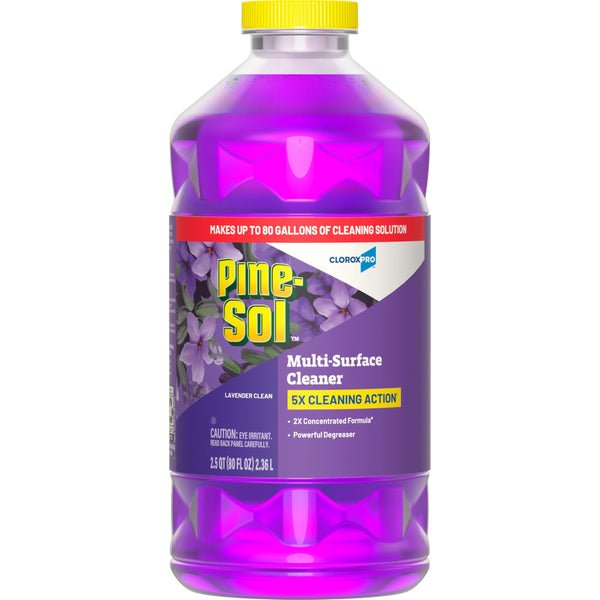 Pine-Sol Multi-Surface Cleaner, Cloroxpro, 2X Concentrated Formula, Lavender Clean, 80 Fl Oz