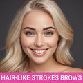 Imethod Eyebrow Pen - Eyebrow Pencil Magical 2-In-1 Eye Brow Pencils for Women with 4-Fork-Tip & Precise Brush-Tip Create Natural Hair-Like Brows,