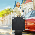 43" Garment Bags for Travel and Storage, Travel Suit Bags for Men Women with 2 Clear Pockets, Storage Bags for Clothes, Suits, Shirts, Coats