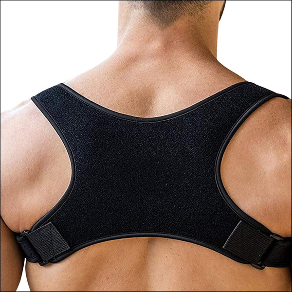 POAGL Posture Corrector for Men | Universal Fit Adjustable Upper Back Brace for Clavicle to Support Neck, Back and Shoulder Pain Relief Kyphosis