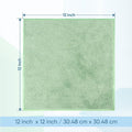 HOMEXCEL Microfiber Washcloths 24 Pack, Highly Absorbent and Soft Face Towel, Multi-Purpose Wash Cloths for Bathroom, Hotel, Spa, Gym, and