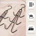 ZEDODIER Purse Hanger Organizer for Closet, 4 Pack Hanging Bag Holder, Keeping Purses Visible and in Good Condition, Metal Handbag Storage Hook