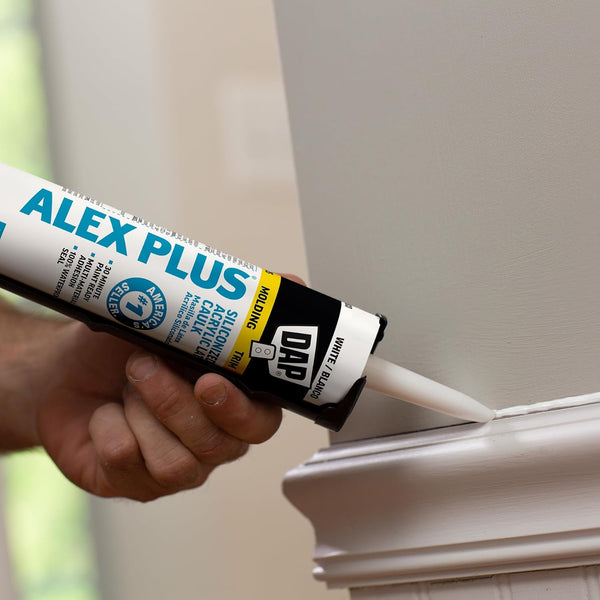 DAP INC 18152 10.1Oz White Alex plus Acrylic Latex Caulk with Silicone