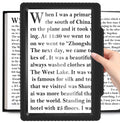5X Full-Page Magnifying Glass for Reading, Black, Lightweight, 5.7" X 8" Viewing Area, 5X Magnification, Optical-Grade Lenses