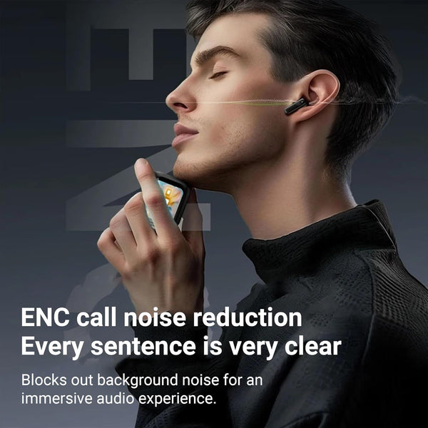 LX-10 Hybrid Active Noise Cancelling Wireless Earbuds BT 5.4 Play Time 4-5 Hours Stereo In-Ear Headphones, Environment Noise Cancelling Gaming