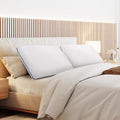 Memory Foam Pillows for Side, Back and Stomach Sleepers, Bed Pillow with Washable Cover and Breathable Mesh, Bed Pillow for Sleeping King Size (Grey)