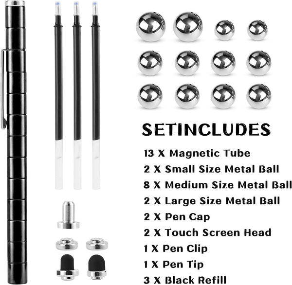 Easter Basket Stuffers,Fidget Pen, Decompression Magnetic Toy Pen, Gift for Teenage Boys, Best Gift for 8-12 Years Old, Novelty Toy for Kids or