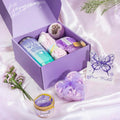 Gifts for Women, Birthday Gifts for Women, Happy Birthday Gifts Basket for Women,Lavender Relaxing Spa Gifts Basket for Best Friends Female Women