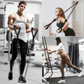 Heavy Exercise Bands Resistance Bands for Working Out, 300Lbs/360Lbs Fitness Workout Bands with Handles, Door Anchor, Leg Ankle Straps, Home Gym