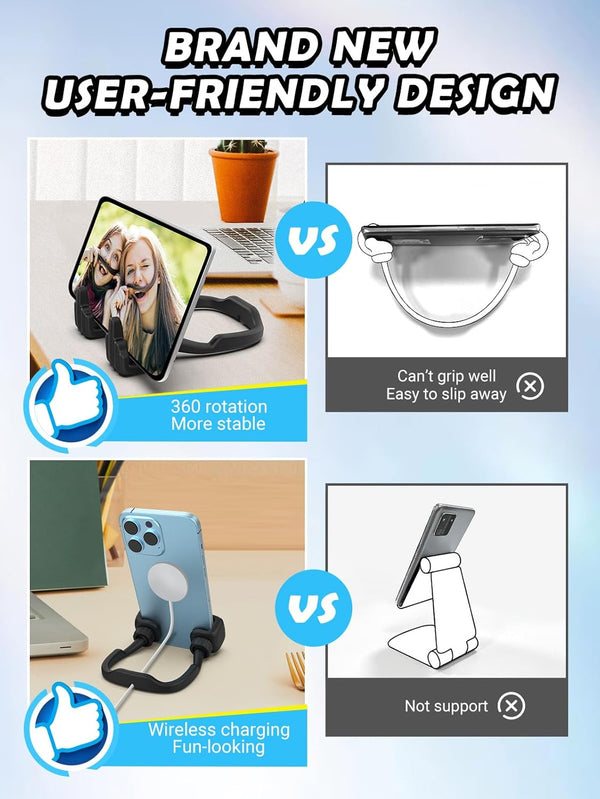 Easter Basket Stuffers for Boys Girls Kids Teens Adults Men Women: Cell Phone Stand Holder for Desk Gag Gifts Funny Birthday Gifts for Teenage Dad