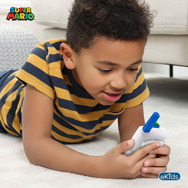 Super Mario Bros Walkie Talkies Kids Toys, Long Range, Two Way Static Free Handheld Radios, Designed for Indoor or Outdoor Games for Kids Aged 3