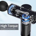Massage Gun Deep Tissue, Silent Brushless Motor and Portable Massage Gun with 4 Interchangeable Heads for Deep Muscle Relief and Relaxation, Relax