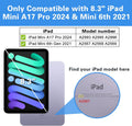 Procase Smart Case for Ipad Mini 7 A17 Pro 2024/Ipad Mini 6 2021 8.3 Inch Ipad Mini 7Th/6Th Gen Case, Hard Back Cover for Ipad Mini 8.3" 7Th Gen