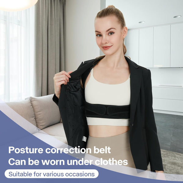 Back Brace Posture Corrector for Women and Men,Adjustable Shoulder Posture Brace,Upper Lower Pain Relief - Scoliosis,Hunchback,Hump,Spine