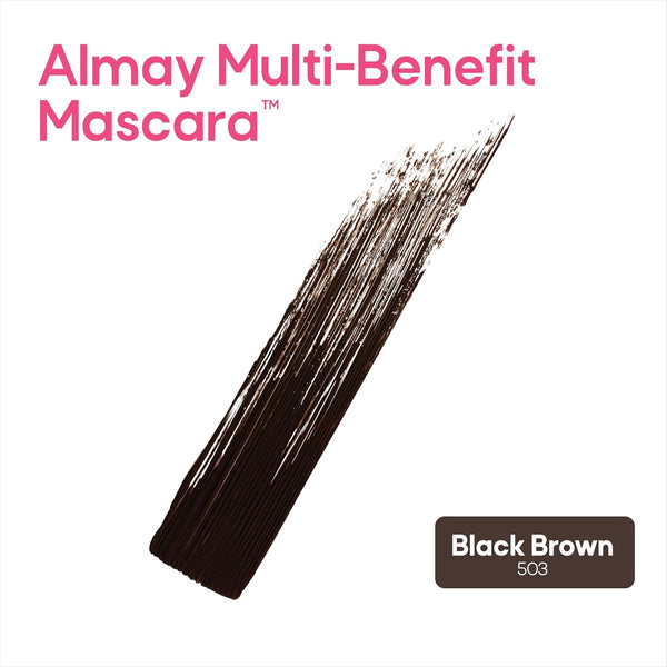 Almay Multi-Benefit Mascara and Eyeliner Duo Value Pack, Black Brown