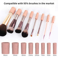 Senbowe Upgraded Makeup Brush Cleaner and Dryer Machine, Electric Cosmetic Automatic Brush Spinner with 8 Size Rubber Collars, Wash and Dry in